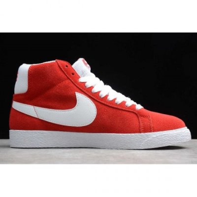 Nike Sb Blazer Suede Mid University Kırmızı Kaykay Ayakkabı Türkiye - A0PTTDPJ